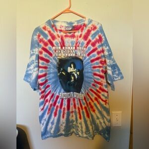 Vintage 2001 The Who American Woman Tye dye shirt